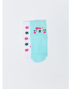 Patterned Baby Girl Socks 2 Pack