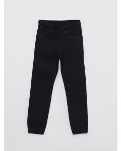 Elastic Waist Super Skinny Fit Boy Denim Trousers