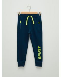 Elastic Waist Printed Boy Jogger Sweatpants