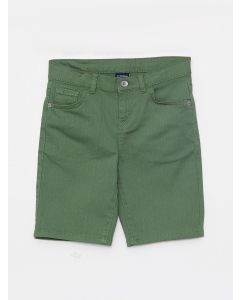 Basic Gabardine Boy Shorts