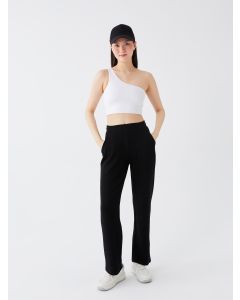 Women's Wide Leg Straight With Elastic Waist Sweatpants