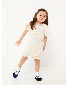 Frill Detailed Baby Girl Skirt