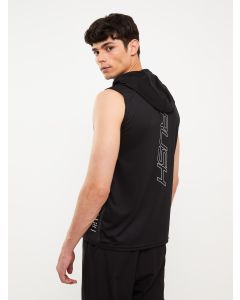 Hoodie Printed Men's Sleeveless T-Shirt