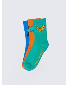 Patterned Boy Socks 3 Pieces