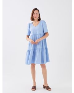 V Neck Regular Short Sleeve Women's Dress