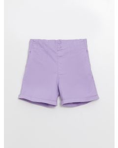 Basic Gabardine Girls Shorts