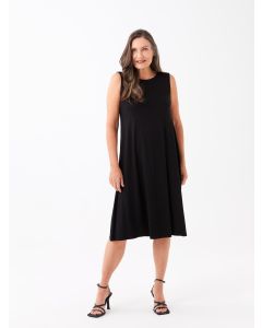 Crew Neck Straight A Cut Women's Dress