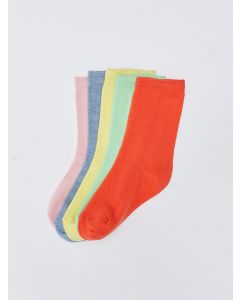 Basic Girls' Socks 5 Pack