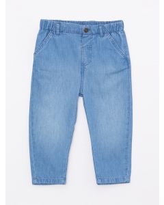 Elastic Waist Basic Baby Boy Denim Trousers