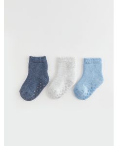 Basic Baby Boy Socket Socks 3-Pack