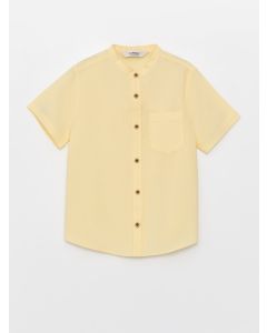 Judge Collar Basic Short Sleeve Boy's Shirt