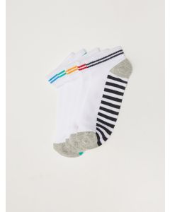 Striped Boy's Booties Socks 5 Pack