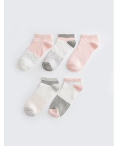 Patterned Women's Booties Socks 5-Pack