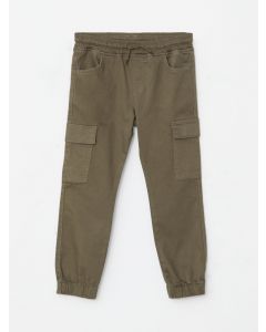 Elastic Waist Boy Cargo Trousers