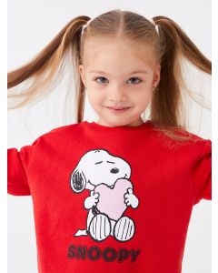 Snoopy Printed Girl's Sweatshirt