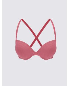 Underwire Half Filled Plain T-Shirt Bra