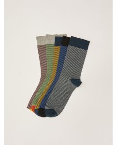 Striped Men's Socket Socks 5-Pack