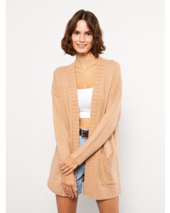 Shawl Neck Regular Long Sleeve Women's Tricot Cardigan