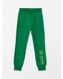 Elastic Waist Printed Boy Jogger Sweatpants