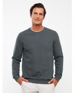 Crew Neck Long Sleeve Men's Sweatshirt