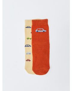 Patterned Baby Boy Socks 2 Pack