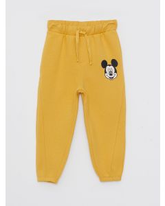 Mickey Mouse Printed Baby Boy Tracksuit Bottom With Elastic Waist