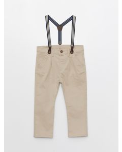 Basic Baby Boy Trousers and Suspenders 2 Pieces