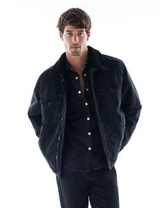 Standard Fit Shirt Neck Men's Jean Coat