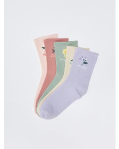 Printed Women's Crew Socks 5-Pack