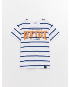 Comfortable Fit Crew Neck Printed Boys T-Shirt