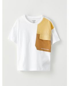 Crew Neck Short Sleeve Printed Baby Boy T-shirt