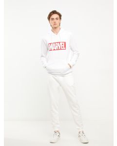 Hooded Long Sleeve Marvel Printed Thick Men's Hoodie