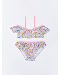 Flexible Fabric Baby Girl Bikini Set