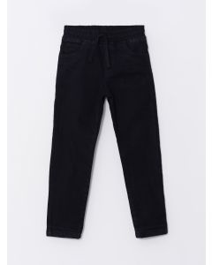 Elastic Waist Boy Denim Trousers