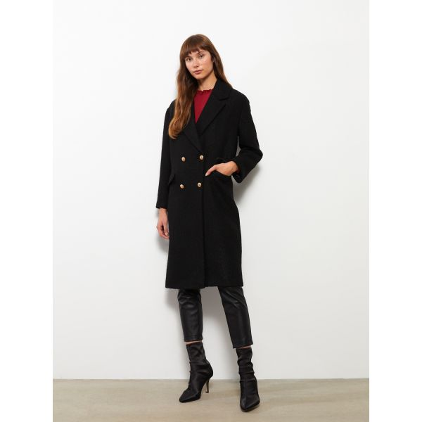 Jacket Collar Regular Long Sleeve Women's Cachet Coat