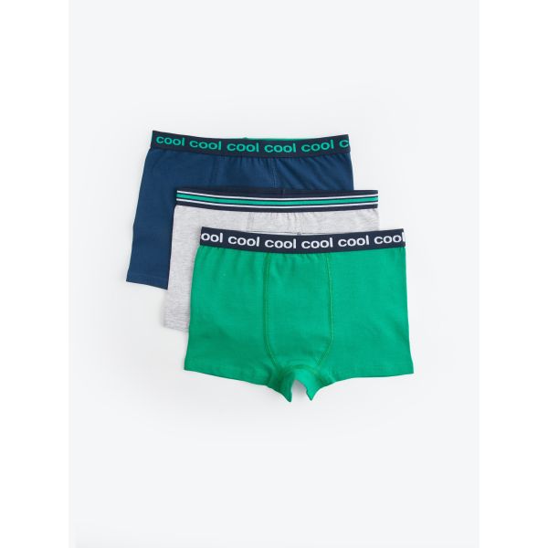 Basic Cotton Boy Boxer 3-Pack