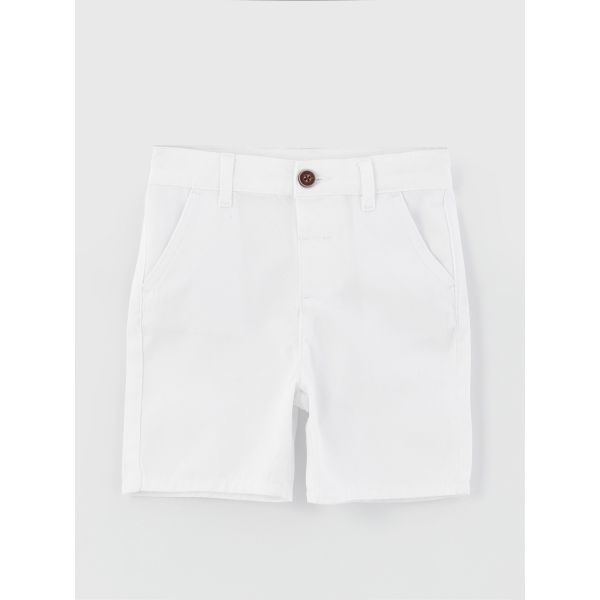 Basic Baby Boy Gabardine Shorts