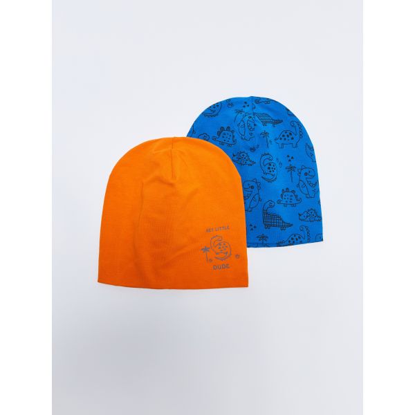 Printed Baby Boy Beret 2-Pack