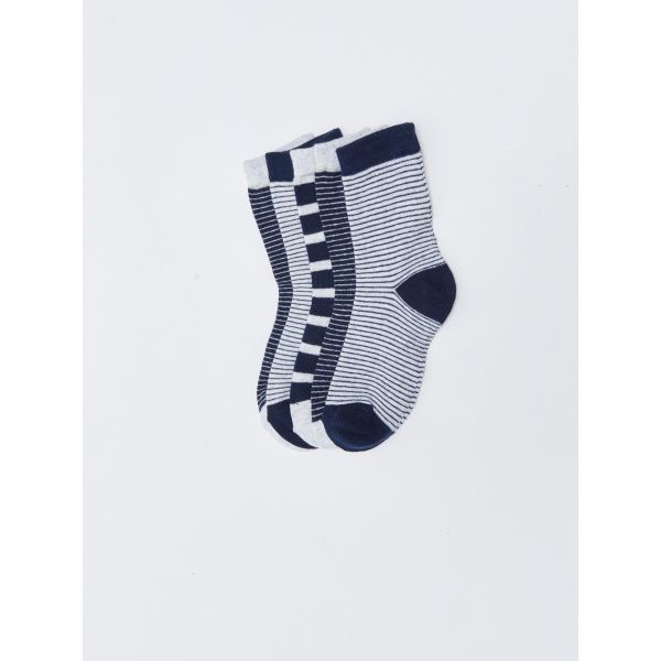 Striped Boy Socket Socks 5-Pack