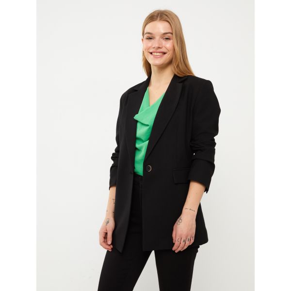 Regular Long Sleeve Women's Blazer Jacket