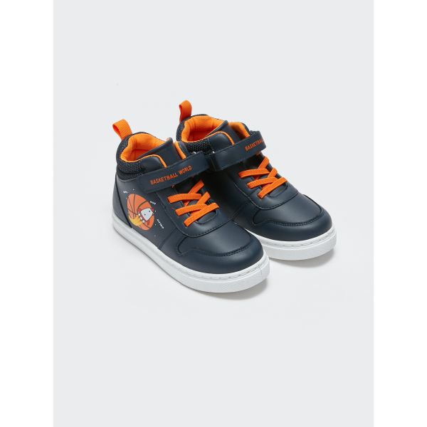 Lace-Up and Velcro Ankle Boys Sports Shoes