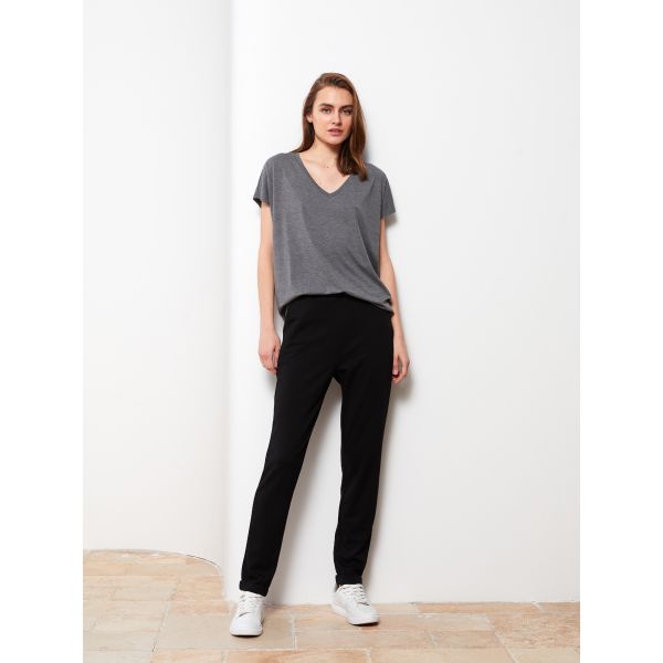 Elastic Waist Regular Pocket Detailed Women's Sweatpants