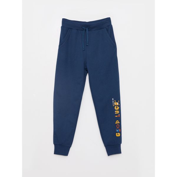 Elastic Waist Printed Boy Jogger Sweatpants