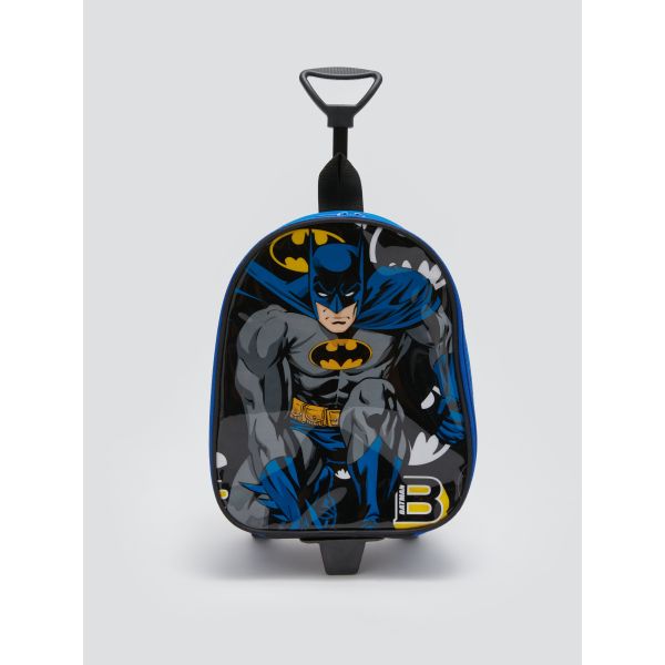 Batman Printed Boys School Bag With Squeegee