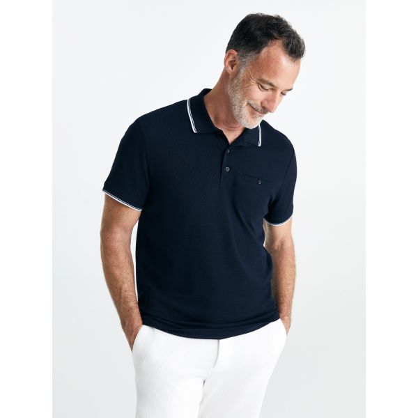 Polo Neck Short Sleeve Men's T-Shirt