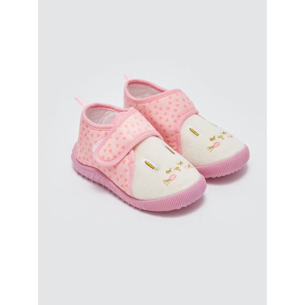 Printed Velcro Closure Baby Girl Panduf