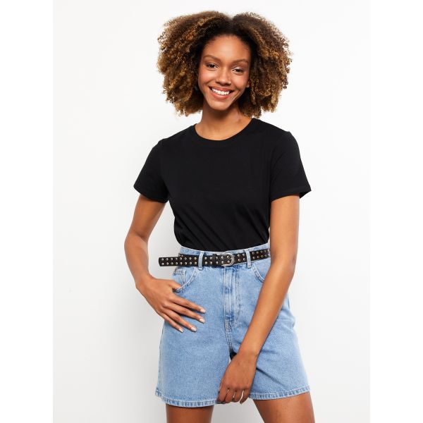 Crew Neck Regular Short Sleeve Women's T-shirt