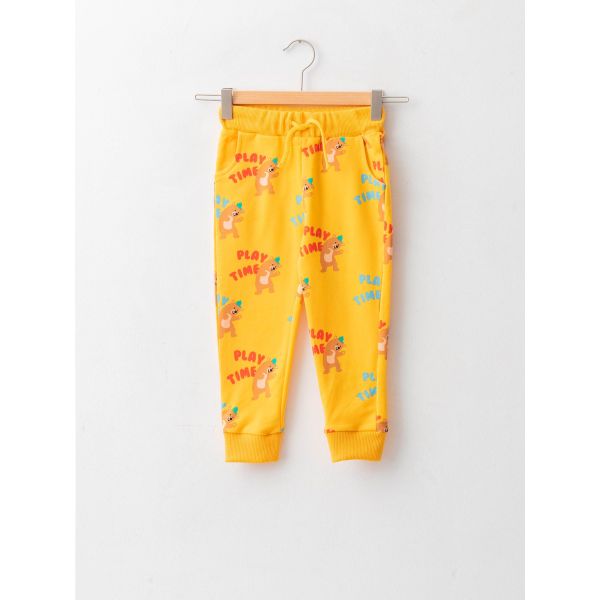 Elastic Waist Printed Baby Boy Jogger Sweatpants