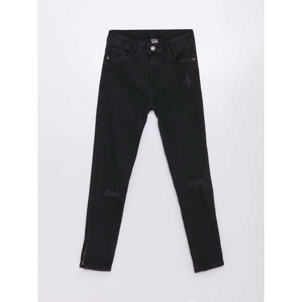 Ripped Detailed Girl Jean Trousers