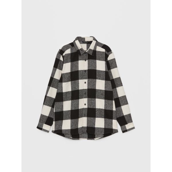 Regular Fit Long Sleeve Plaid Men's Lumberjack Shirt